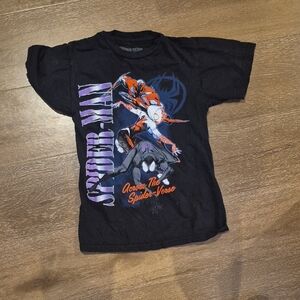 Spider-Man Black Short Sleeve Kids Tee